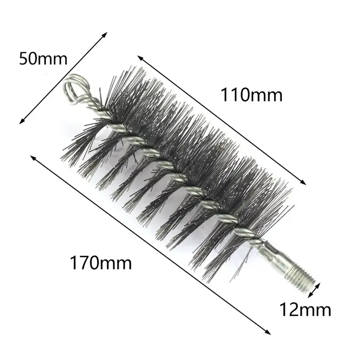 Brosse de nettoyage de conduit de cheminée, brosse de nettoyage de cheminée, pratique pour l'entreti