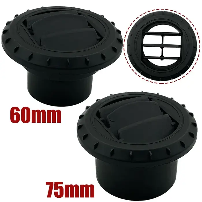 Sortie d'air chaud rotative 60/75/90 mm pour chauffage diesel
