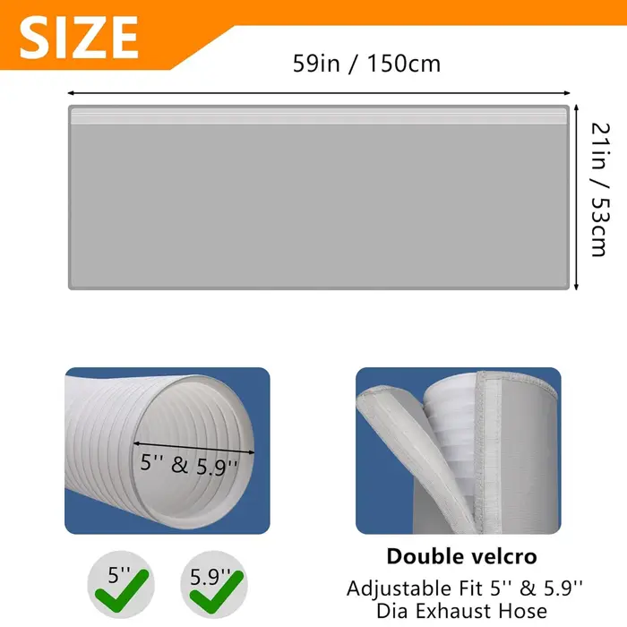 Couverture d'isolation pour tuyaux de chauffage et de refroidissement, pour ligne de climatisation, 