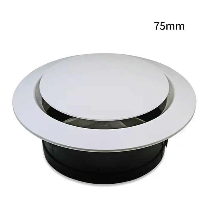 Couvercle de ventilation 75MM, 100MM, 150MM, 200MM ABS, diffuseur de Ventilation de climatisation, p