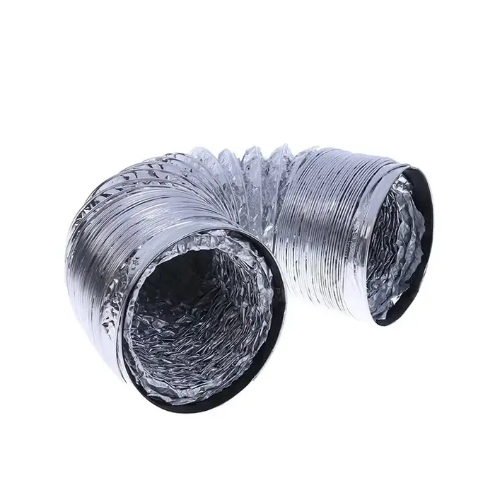 Tuyau de ventilation flexible en PVC et aluminium
