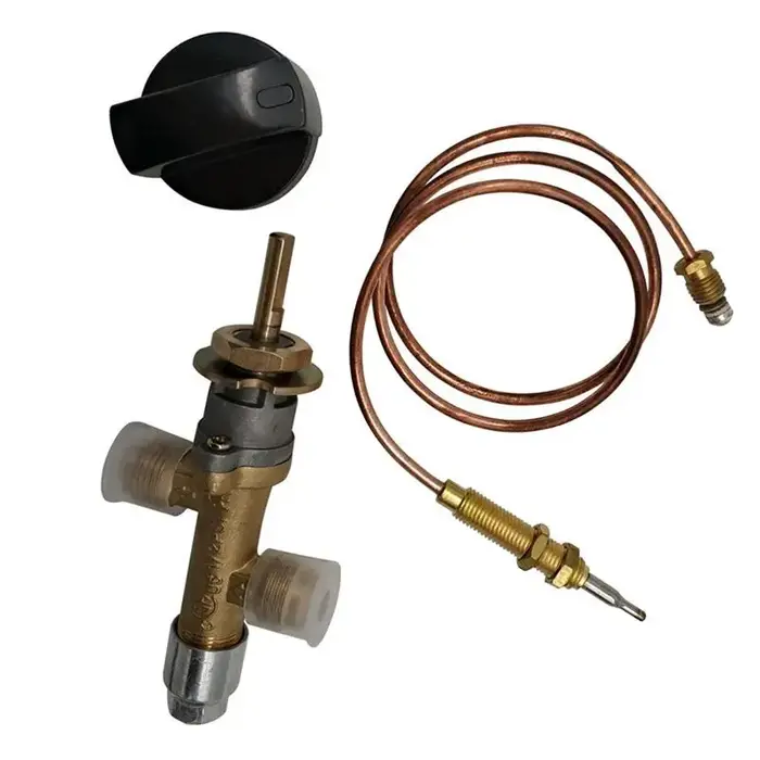 Vanne de sécurité pour foyer au propane/GPL A36T-10X avec dispositif de coupure de flamme, thermocou