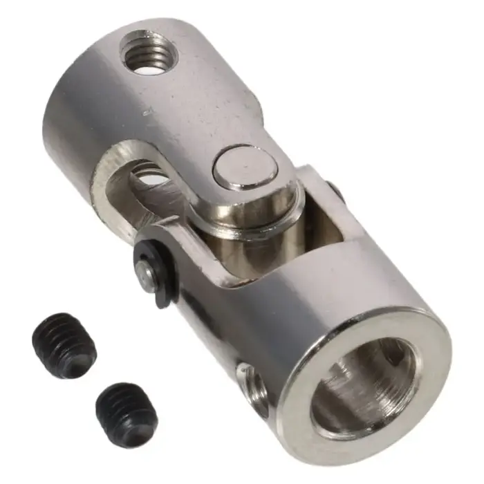 Coupleur de Joint en U en acier inoxydable, diamètre intérieur de 8mm à 8mm, direction en Nickel bro