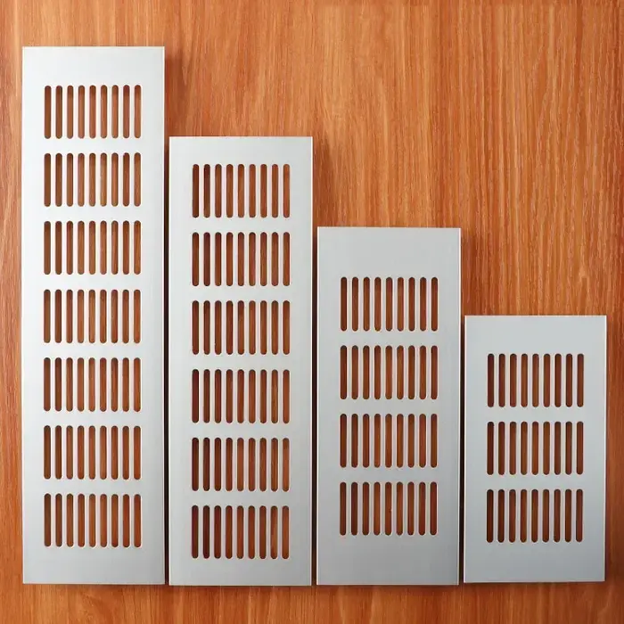 Grilles de Ventilation en alliage d'aluminium, maille respirante, couvercle de ventilation pour armo