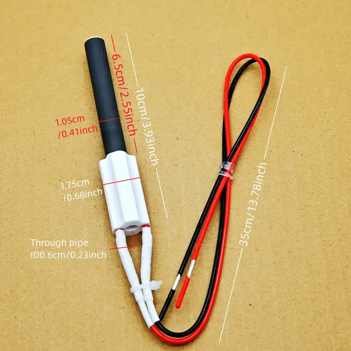 Allumeur de poêle à granulés 220v 300w, four de chauffage de cheminée, tuyau de chauffage électrique