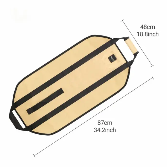 Sac de transport de bois de chauffage robuste et grande capacité avec poignée