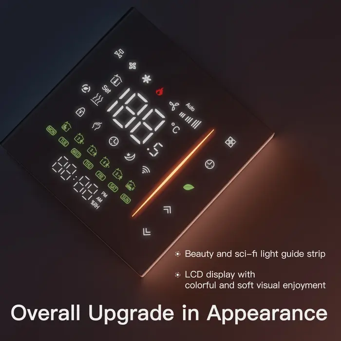 Moes Zigbee Thermostat régulateur de température ambiante de l'eau/chauffage électrique au sol chaudière à gaz humidité Tuya fonctionne avec Alex 5A16A