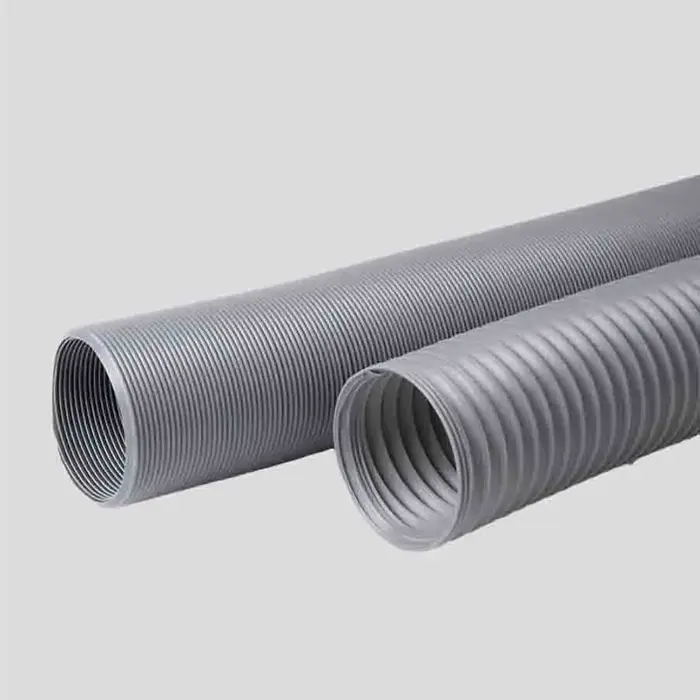 Tuyau de ventilation universel pliable en PP, résistant aux hautes températures, avec armature en fi