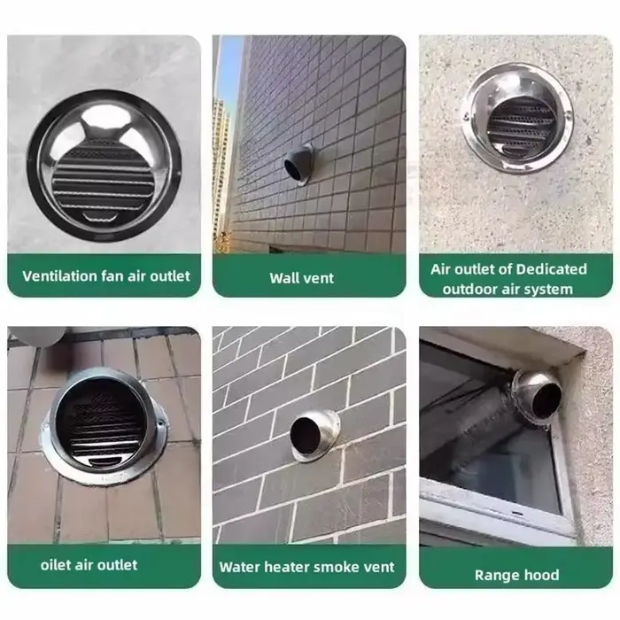 Grille de ventilation en acier 70-150 mm