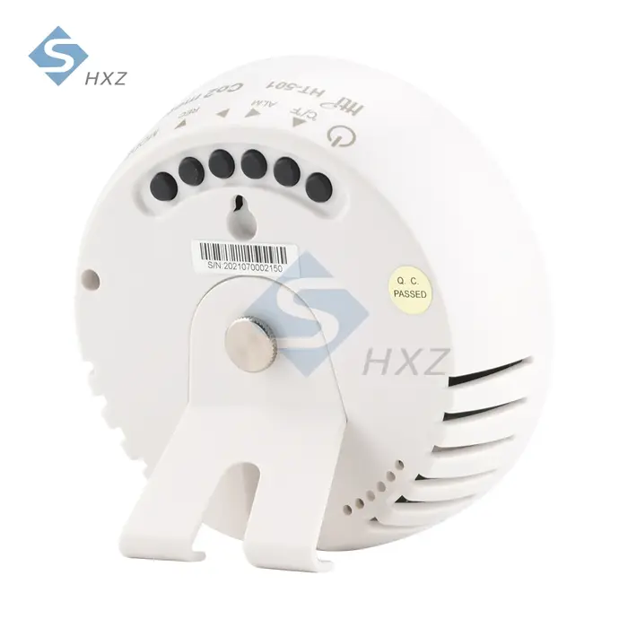 Détecteur de gaz CO2, moniteur numérique de qualité de l'air HT-501 avec ℃ / ℉ Commutateur