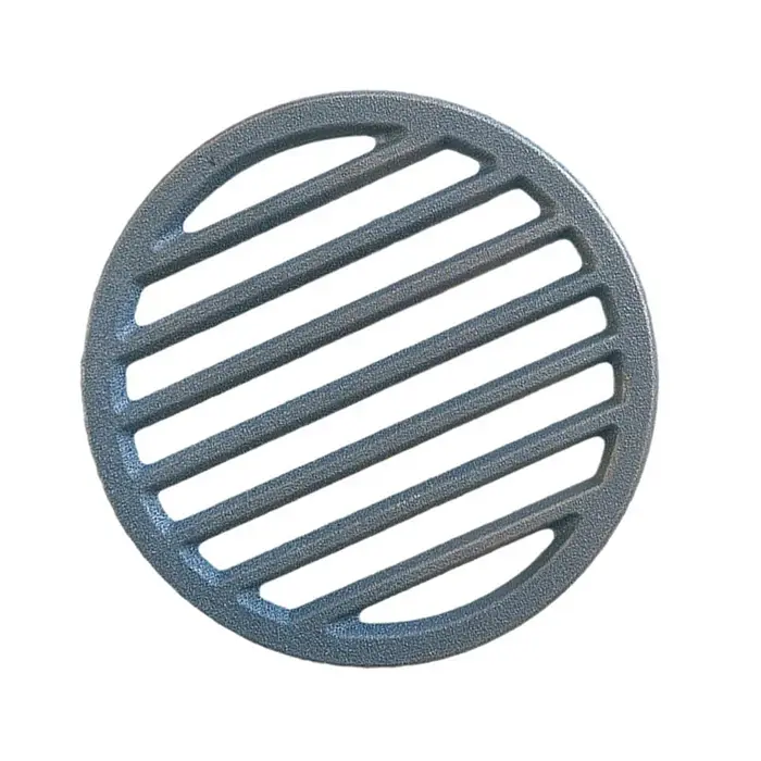 Grille de foyer ronde en fonte, 1 pièce, remplacement de grille de foyer, pièce de foyer en fonte, d