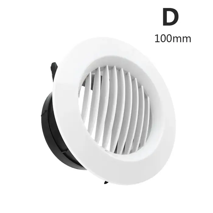 Couvercle de Ventilation de conduit rond de différentes formes, 100/150mm, Grille de Valve d'extract