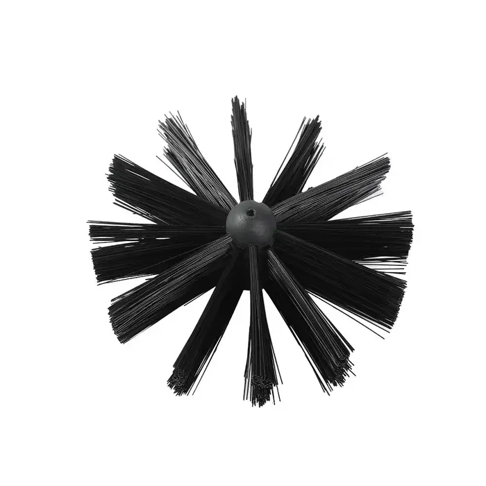 Ensemble de balayage de cheminée Flexible, brosse et tige de balayage de conduit, tiges de nettoyage