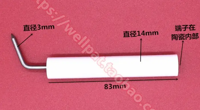 Électrode d'allumage de brûleur RIELLO fabriquée en Chine pour les séries RL34, RL44, RL70, RL100, R