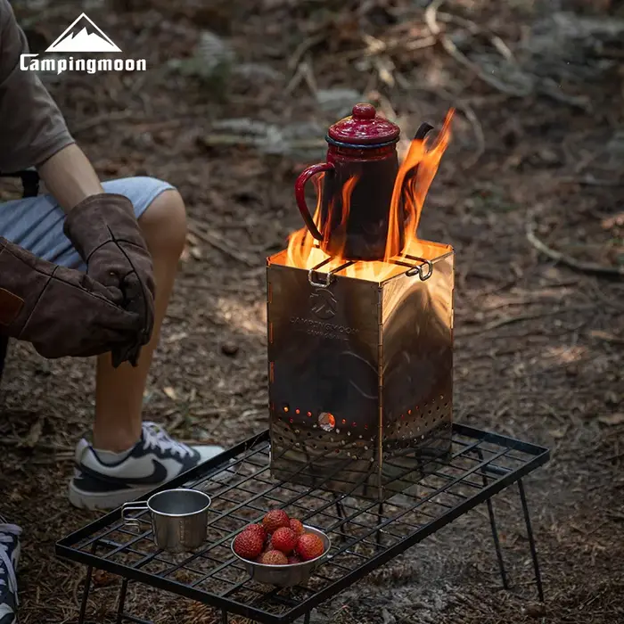 18 CAMPINGMOON allumeur Portable pliable poêle à charbon