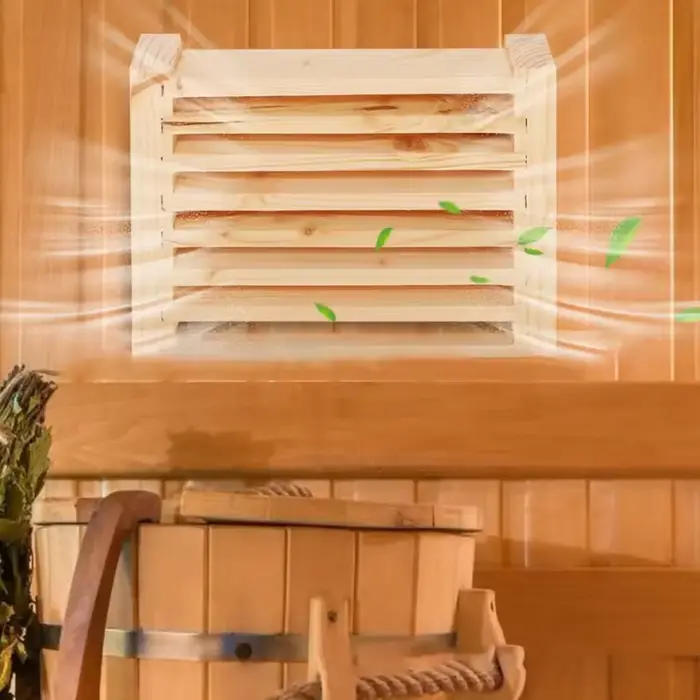 Grille de ventilation, stores de ventilation en bois
