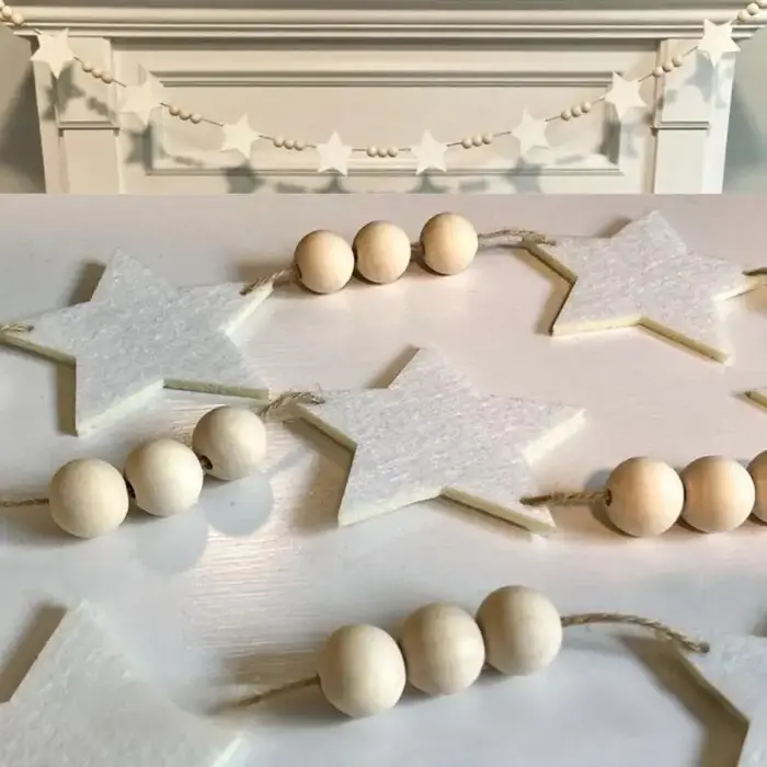 G6KF – décorations cheminées en feutre réutilisables