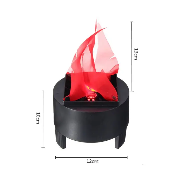Behogar-Lampe LED en Forme de Flamme Simulée, Brasier Brûlant, Accessoire pour Halloween, ixde Noël, Décoration de Bar
