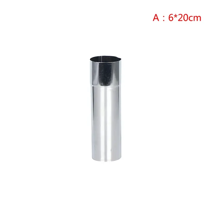 Tuyau de Poêle en Acier Inoxydable, Poêle à Cannelure Tendance, Boyumphone Accessible, Doublure de F