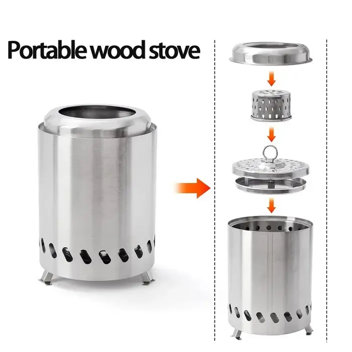 Poêle à bois portable