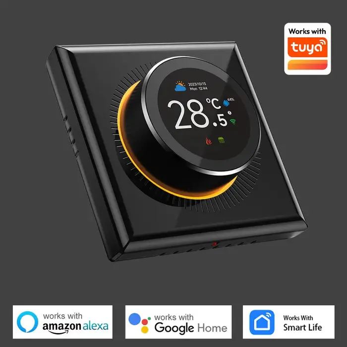 Thermostat intelligent WiFi à bouton rotatif pour chauffage au sol