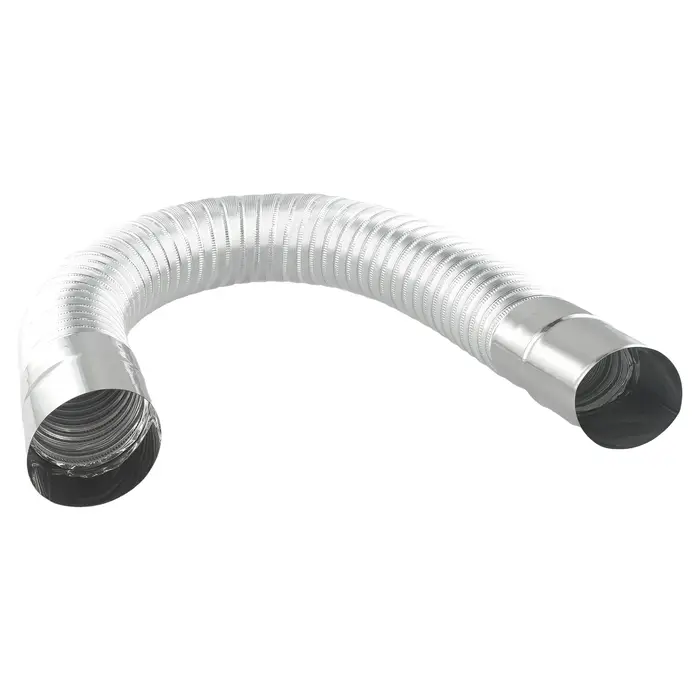 Tuyau de conduit en acier inoxydable pour poêle, 60mm, étirement du revêtement de cheminée, tuyau d'