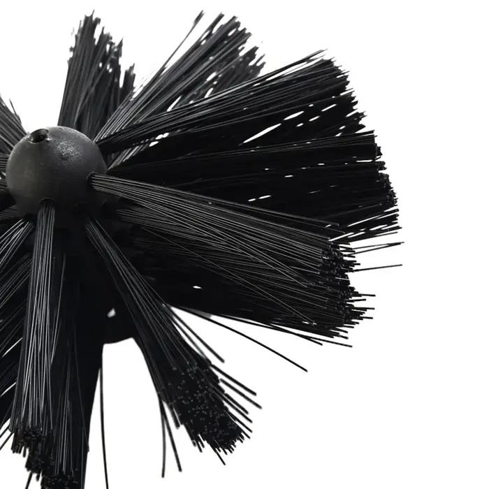 Brosse de nettoyage hexagonale pour cheminée