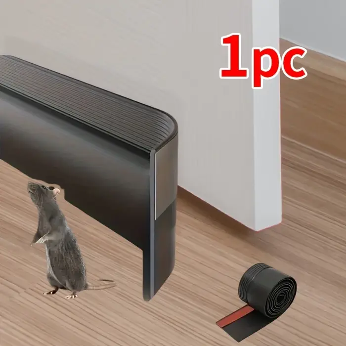 Bande d'étanchéité auto-adhésive pour protection inférieure de porte, butoir de porte pour dénuder l