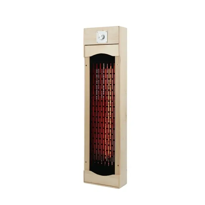 Chauffage de Sauna à infrarouge lointain, avec bouton de réglage de la température, 110/220V 350W, a