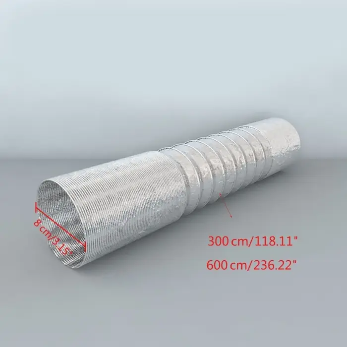 Tuyau Ventilation Flexible en aluminium