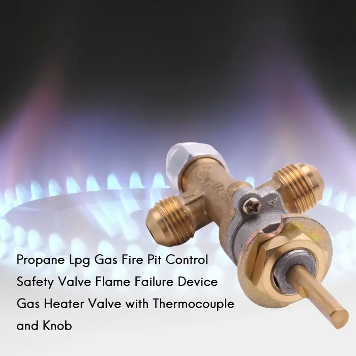Vanne de sécurité de contrôle de foyer au gaz Propane GPL de qualité, dispositif de panne de flamme,