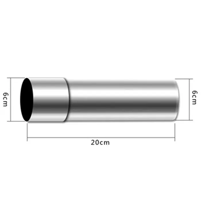 Tuyau de poêle cheminée tuyau en acier inoxydable chauffage tuyau d'échappement poêle chaudière tuya