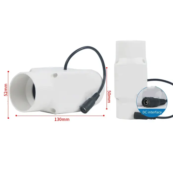 Ventilateur de conduit d'échappement intérieur 12V 18W, souffleur d'air en ligne de 50mm pour une Ve
