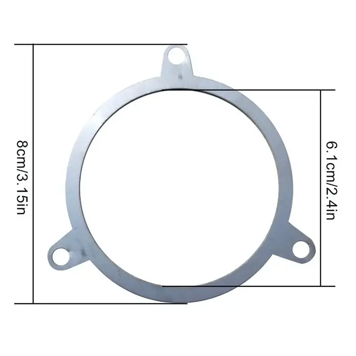 Anneau coupe-vent de cheminée en acier inoxydable, résistant aux hautes températures, raccord de poê