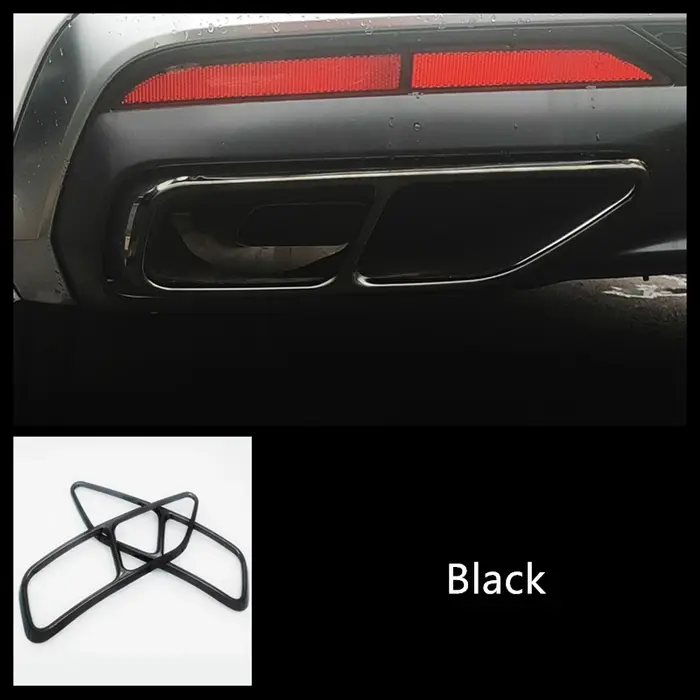 Garniture de couverture modifiée de tuyau de gorge de queue d'acier inoxydable pour Audi A4 B9 A5 20