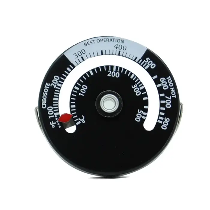 Thermomètre magnétique pour poêle à bois et poêle à granulés, jauge Therye.com, tuyau de poêle à feu