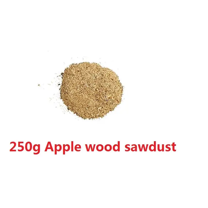 250g-450g pomme BBQ copeaux de bois sciure hêtre noix de pécan Frutit bois morceaux brûlant fumeur g
