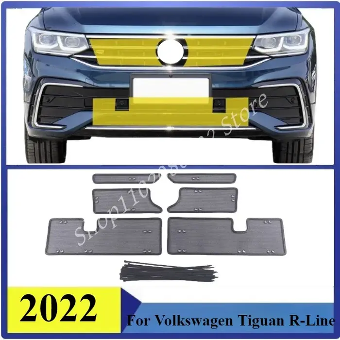 Couvercle de protection d'entrée d'air anti-insectes, filet d'insertion d'air, grille de course pour