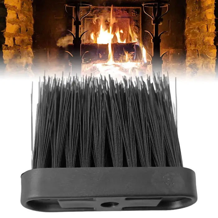 Tête de remplacement de brosse de cheminée, gril, charge rapide, foyers, feux de camping, support de