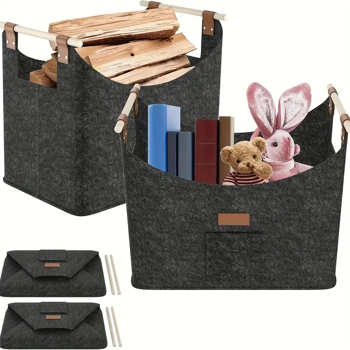 Grand panier à bois de chauffage XXL