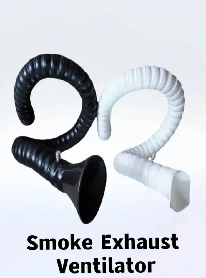 Tuyau de ventilateur d'échappement de fumée Flexible POM de 50mm 75mm pour l'extracteur