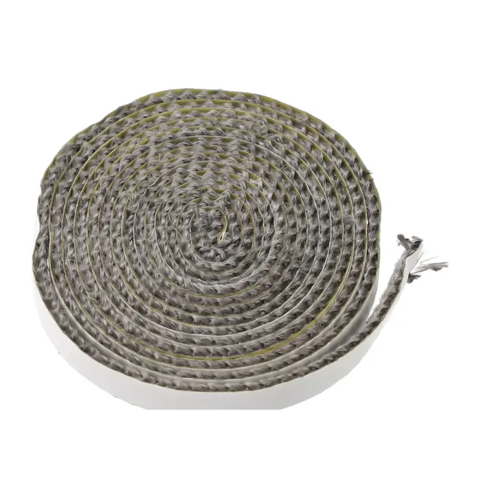 Corde de joint de poêle plate noire