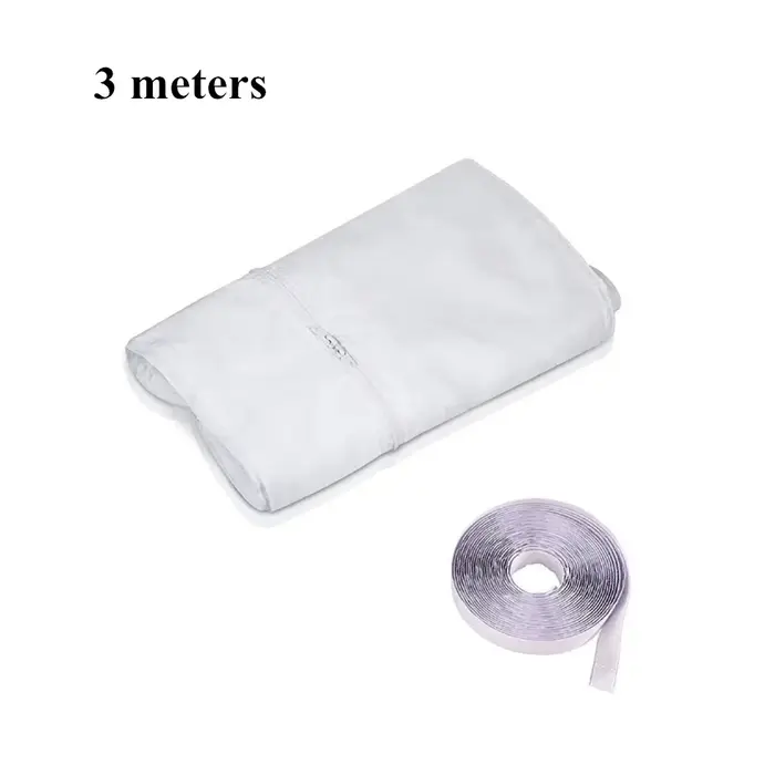 AirLock-Joint de fenêtre pour climatiseur portable, 3m 4m, flexible, avec fermeture éclair et adhési