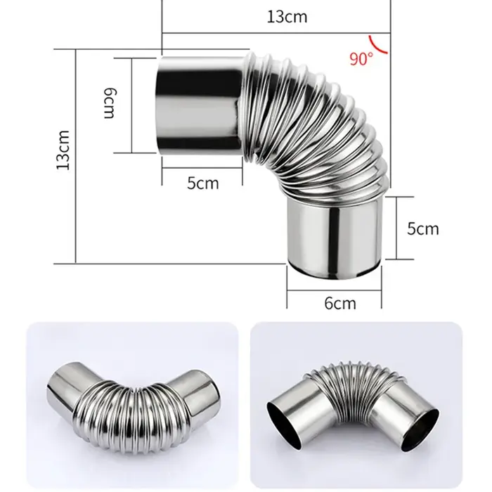 1pc coude tuyau