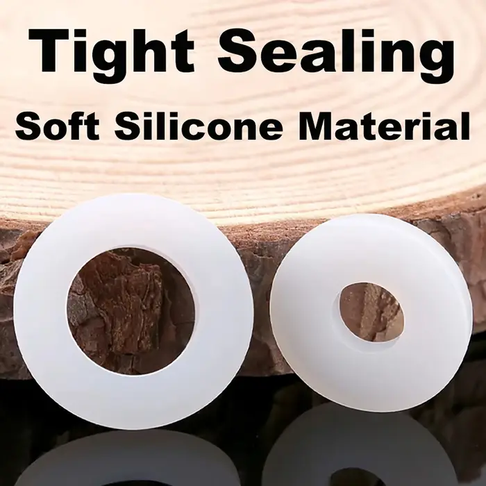 Joint en Silicone épaisseur 0.5/1/1.5/2/3mm diamètre 11mm-36mm rondelle plate