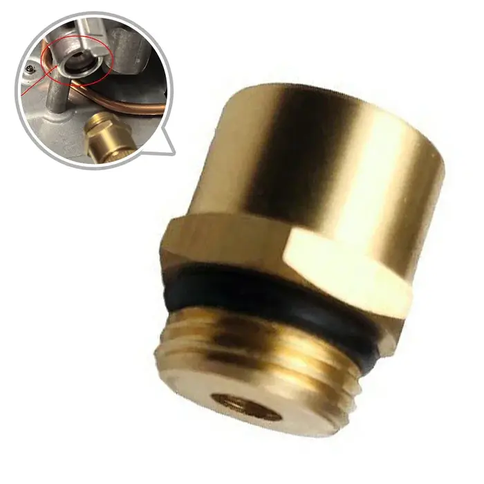 Adaptateur de poêle de Camping en cuivre, convertisseur de gaz, connecteur de poêle de four à Casset