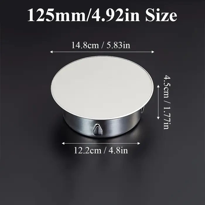 Couvercle de trou de cheminée couvercle de tuyau de poêle couvercle de bouchon intérieur conduits de
