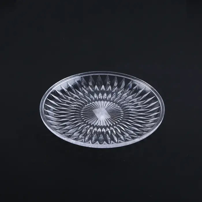 Assiette de fruits transparente pour collations et bonbons, assiette de fruits en plastique transpar